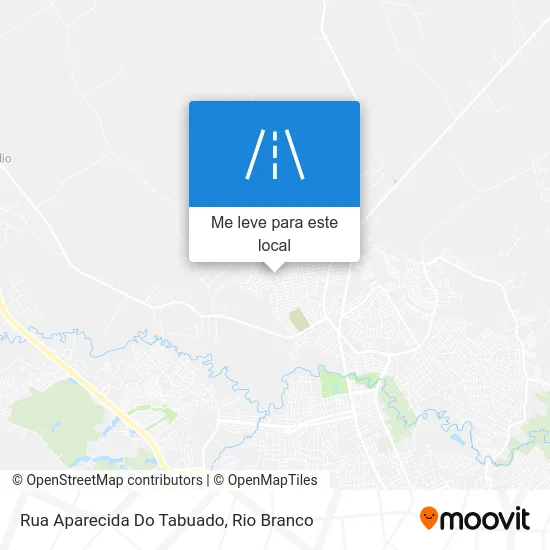 Rua Aparecida Do Tabuado mapa