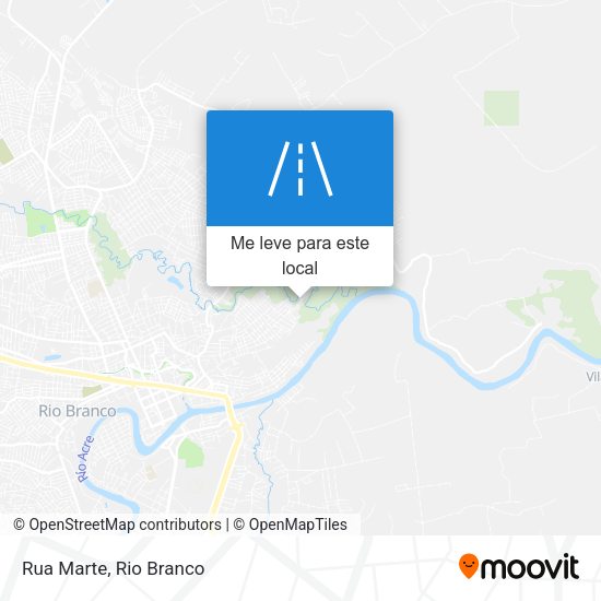 Rua Marte mapa