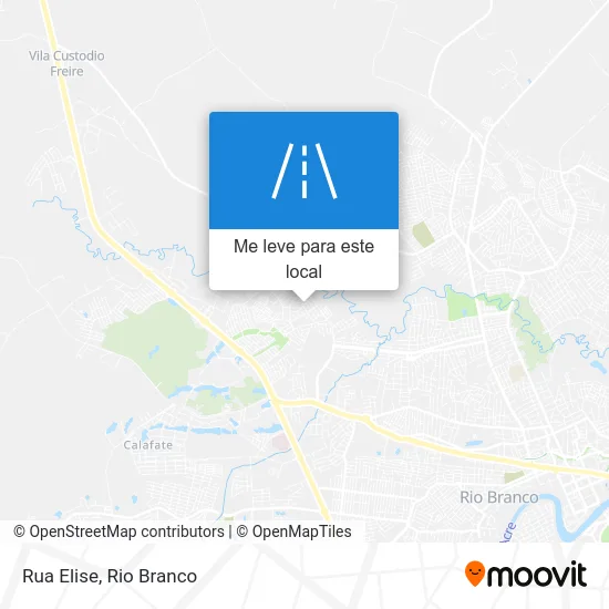Rua Elise mapa