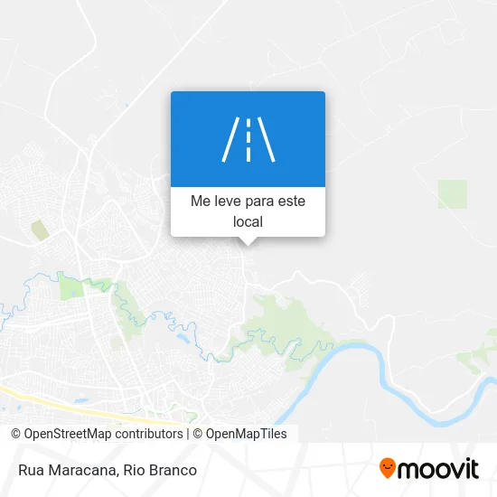 Rua Maracana mapa