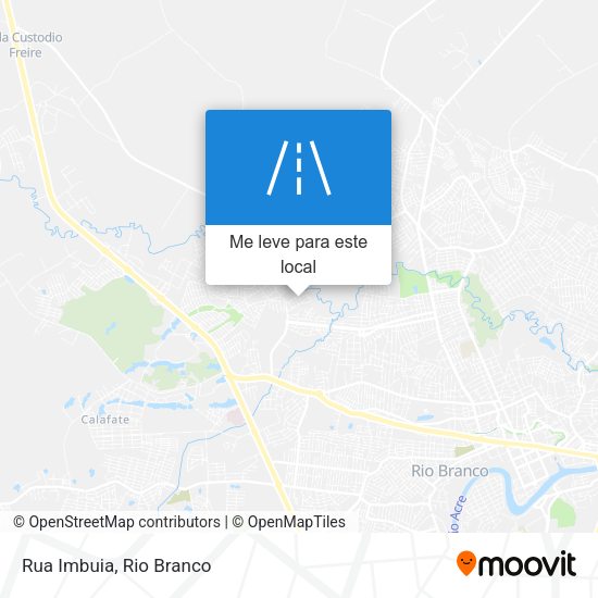 Rua Imbuia mapa