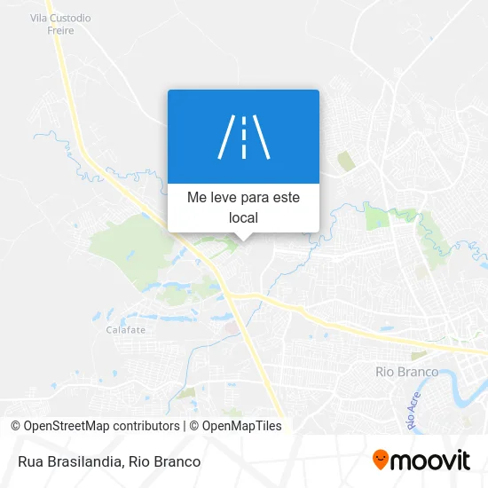 Rua Brasilandia mapa