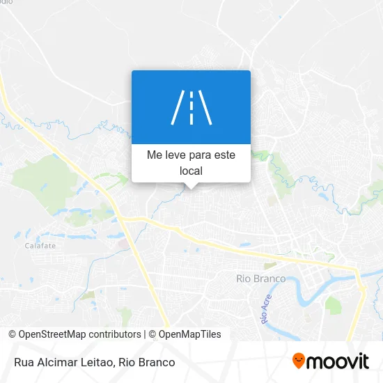 Rua Alcimar Leitao mapa