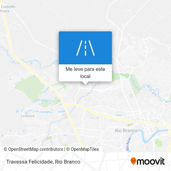 Travessa Felicidade mapa