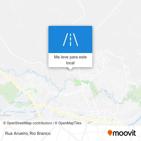 Rua Arueiro mapa