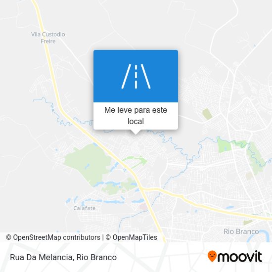 Rua Da Melancia mapa