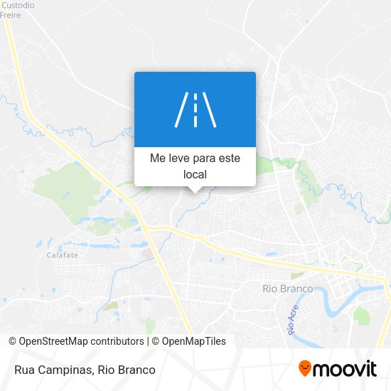 Rua Campinas mapa