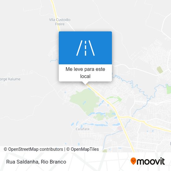 Rua Saldanha mapa