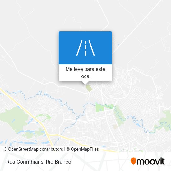 Rua Corinthians mapa