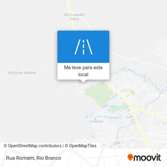 Rua Romam mapa