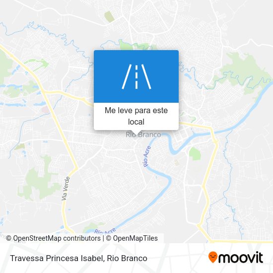 Travessa Princesa Isabel mapa