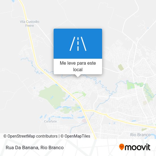 Rua Da Banana mapa