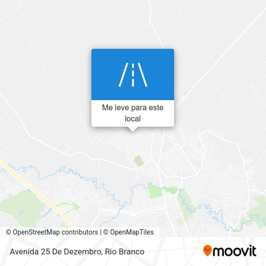 Avenida 25 De Dezembro mapa