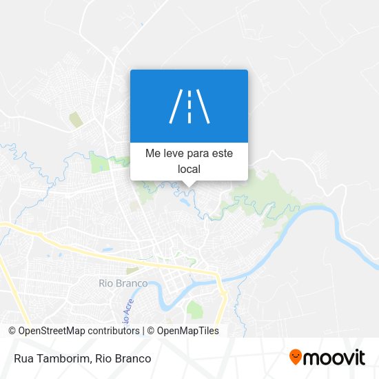 Rua Tamborim mapa