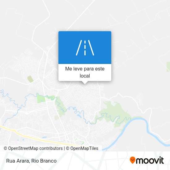 Rua Arara mapa