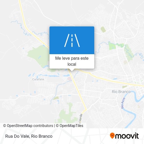 Rua Do Vale mapa