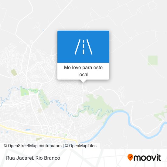 Rua Jacareí mapa