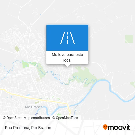Rua Preciosa mapa