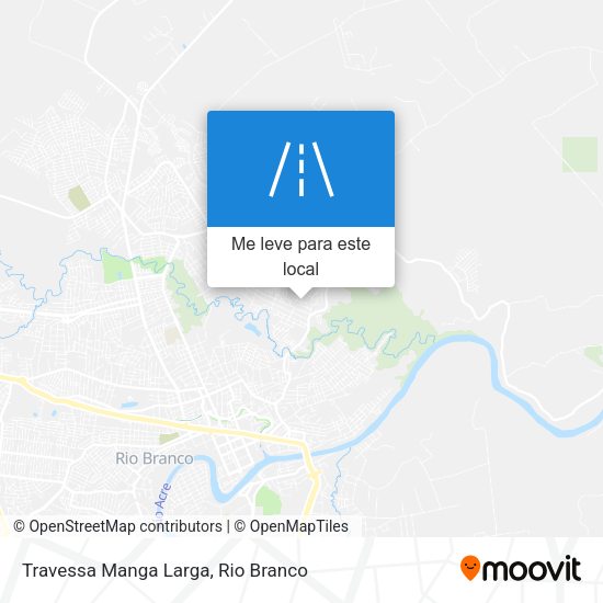 Travessa Manga Larga mapa