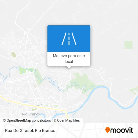 Rua Do Girasol mapa