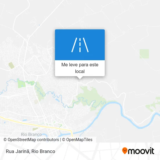 Rua Jarinã mapa
