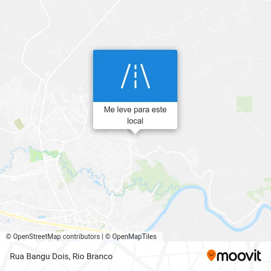 Rua Bangu Dois mapa