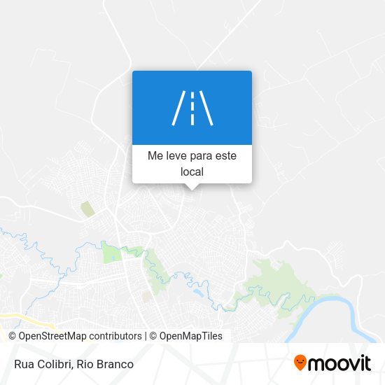 Rua Colibri mapa