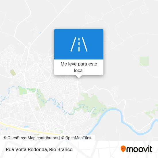 Rua Volta Redonda mapa