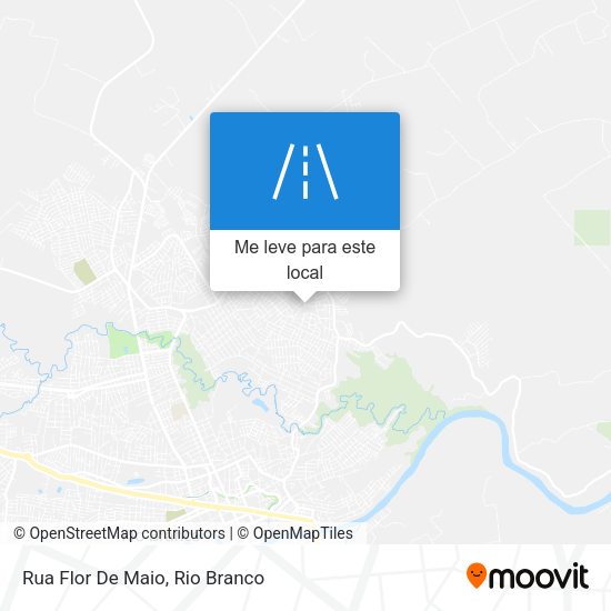 Rua Flor De Maio mapa