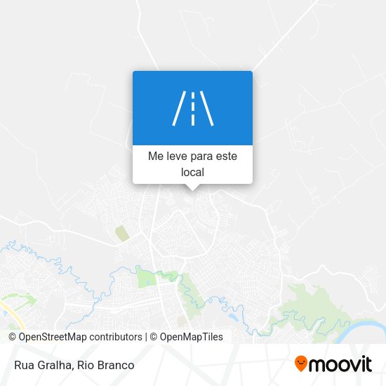 Rua Gralha mapa