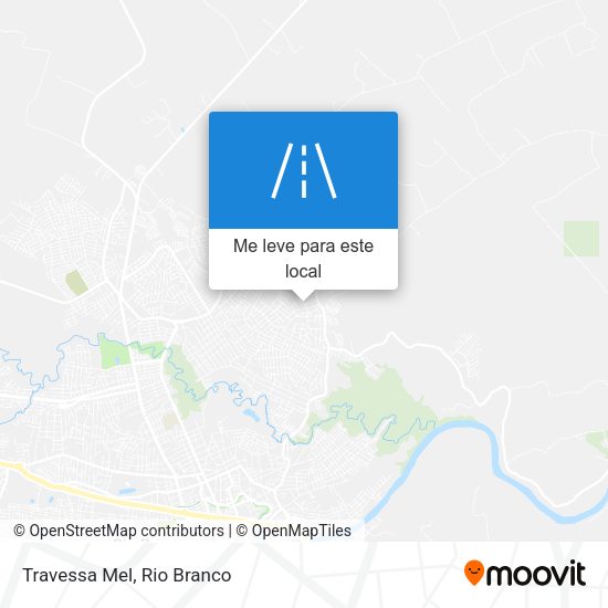 Travessa Mel mapa