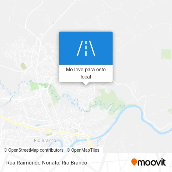 Rua Raimundo Nonato mapa