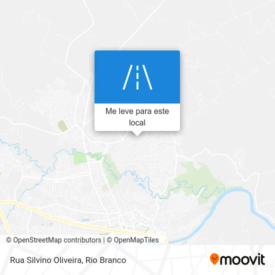 Rua Silvino Oliveira mapa