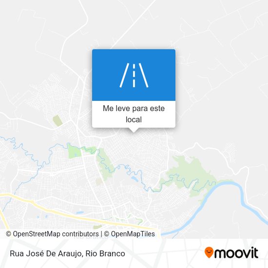 Rua José De Araujo mapa