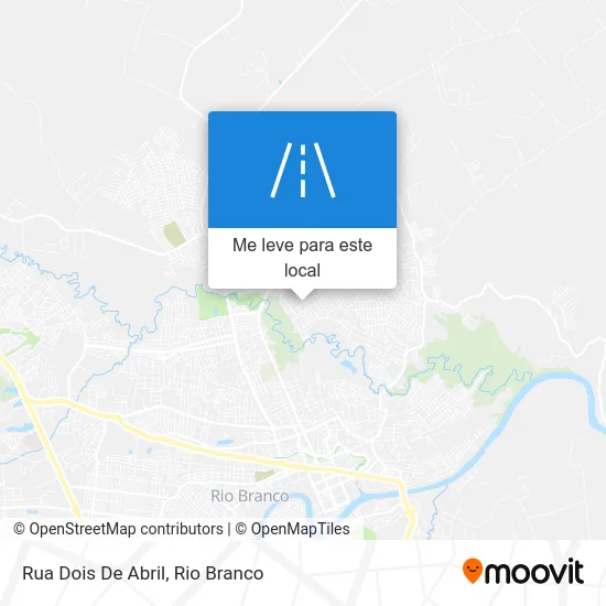 Rua Dois De Abril mapa
