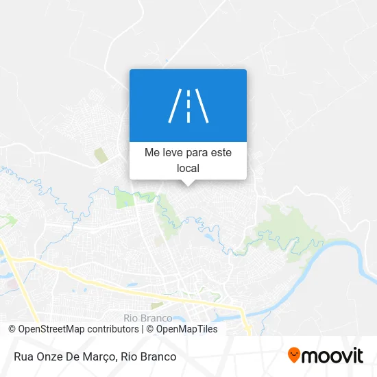 Rua Onze De Março mapa