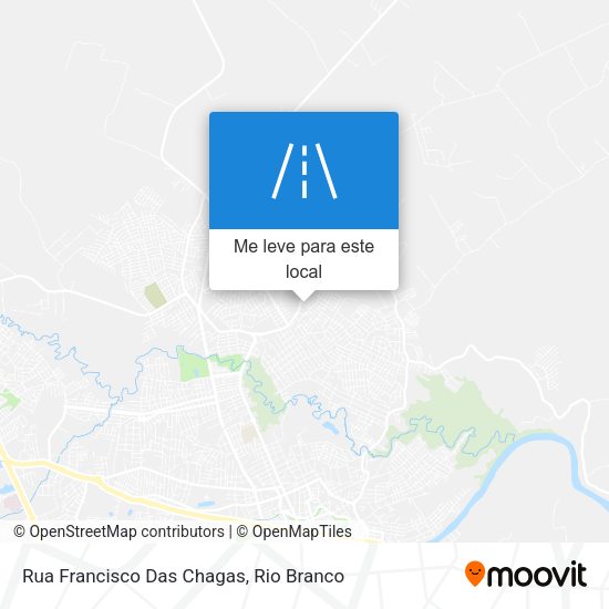 Rua Francisco Das Chagas mapa