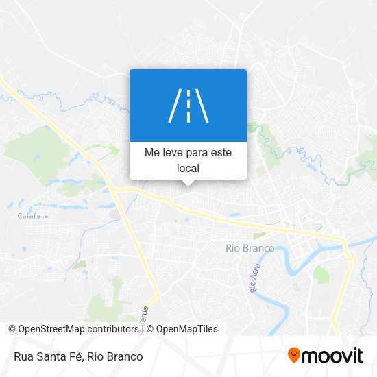 Rua Santa Fé mapa
