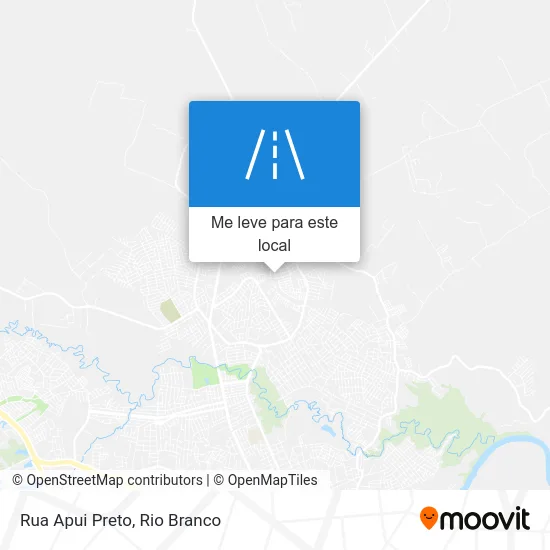 Rua Apui Preto mapa