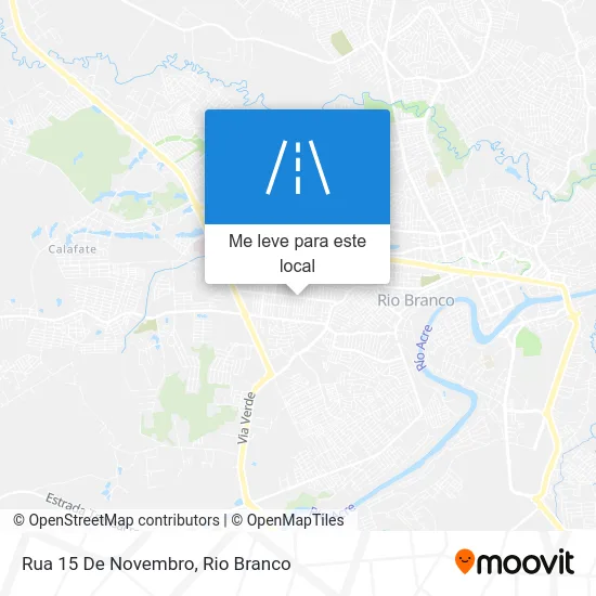 Rua 15 De Novembro mapa