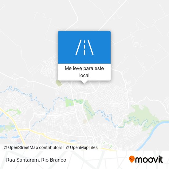 Rua Santarem mapa