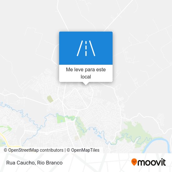 Rua Caucho mapa