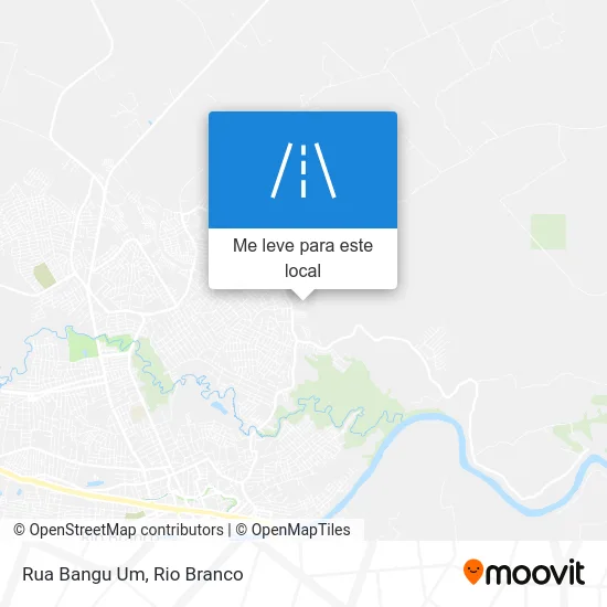 Rua Bangu Um mapa