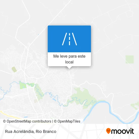 Rua Acrelândia mapa