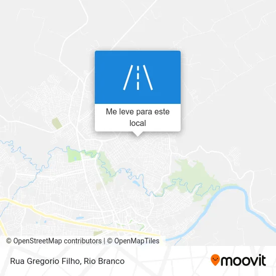 Rua Gregorio Filho mapa