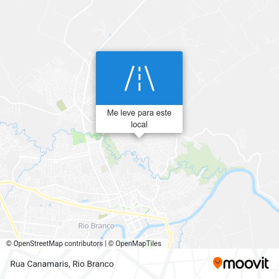 Rua Canamaris mapa