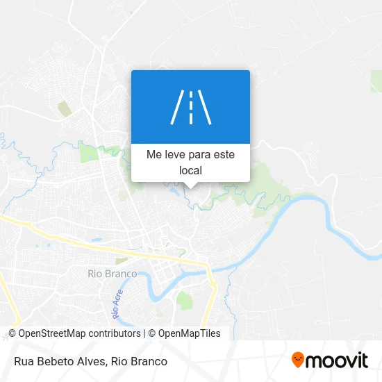 Rua Bebeto Alves mapa
