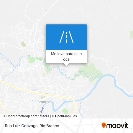 Rua Luiz Gonzaga mapa