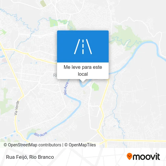 Rua Feijó mapa