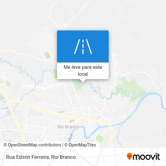 Rua Edson Ferreira mapa